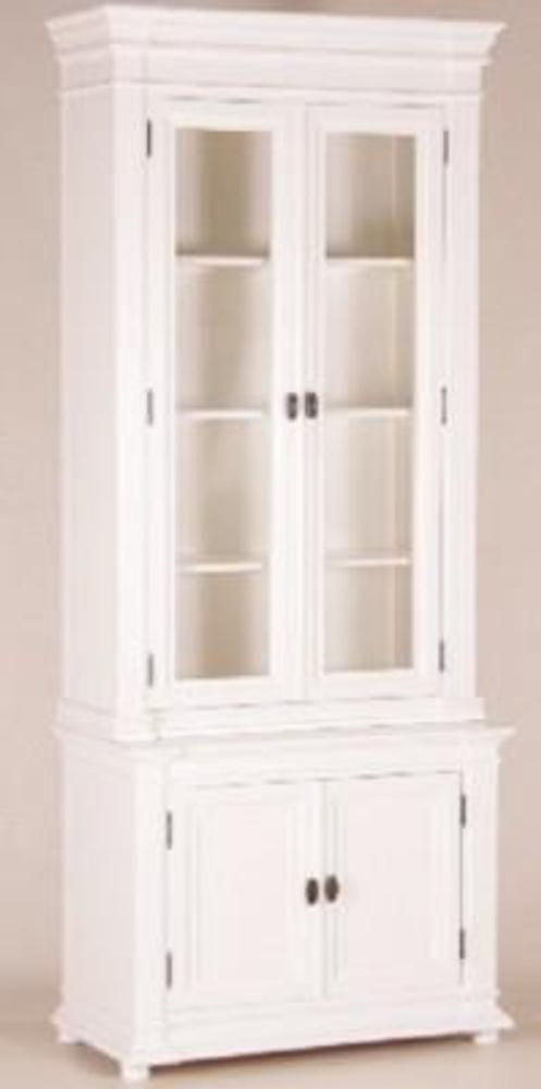 Shabby Chic Landhaus Stil Schrank Buffetschrank 100 x 45 x 245 cm Mod2 - Schrank Esszimmer Bild 1