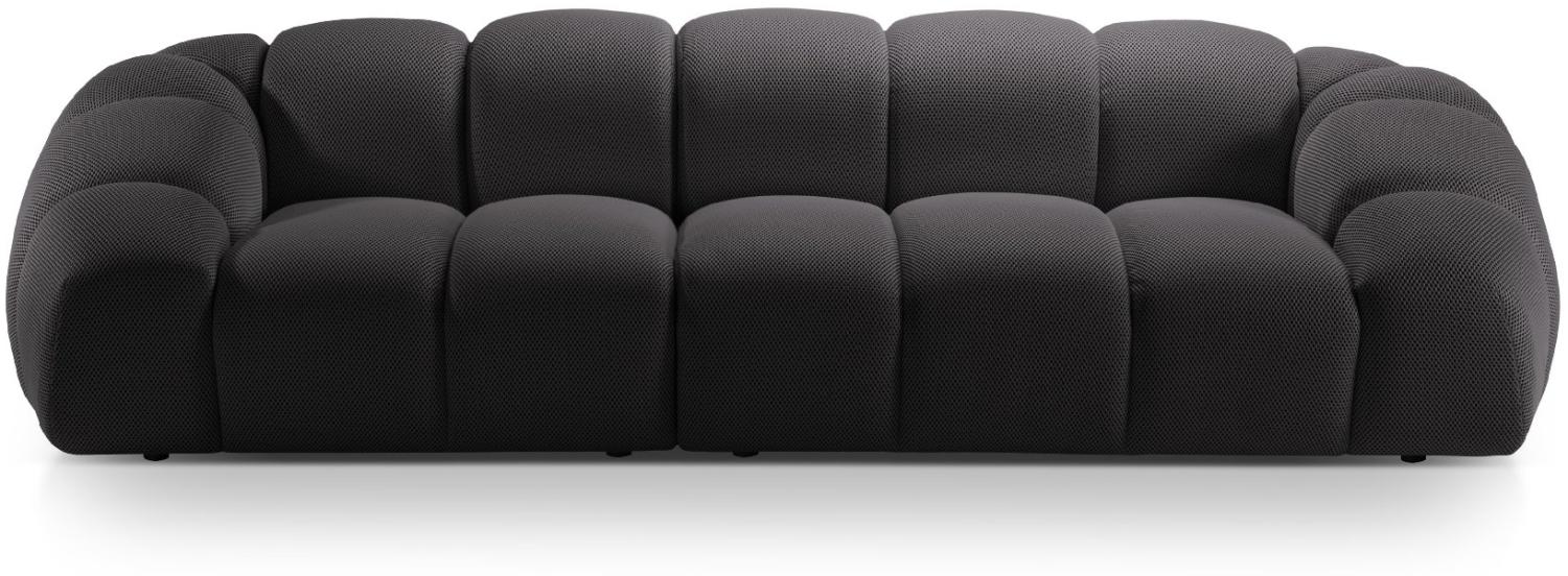 Micadoni Sofa Diana 4-Sitzer 3D-Stoff Espresso Bild 1