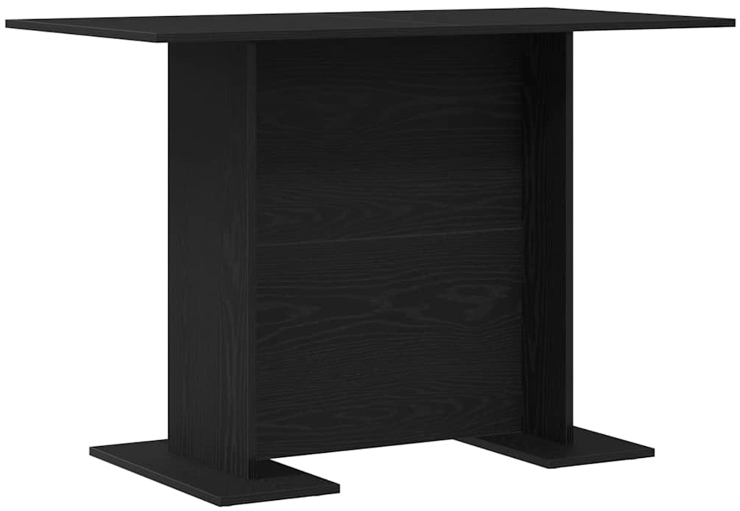 vidaXL Esstisch Schwarz Eichen-Optik 110 x 60 x 75 cm Holzwerkstoff 863166 Bild 1
