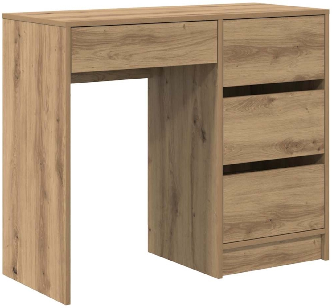 vidaXL Schreibtisch Artisan-Eiche 90 x 37,5 x 75 cm Holzwerkstoff 869497 Bild 1