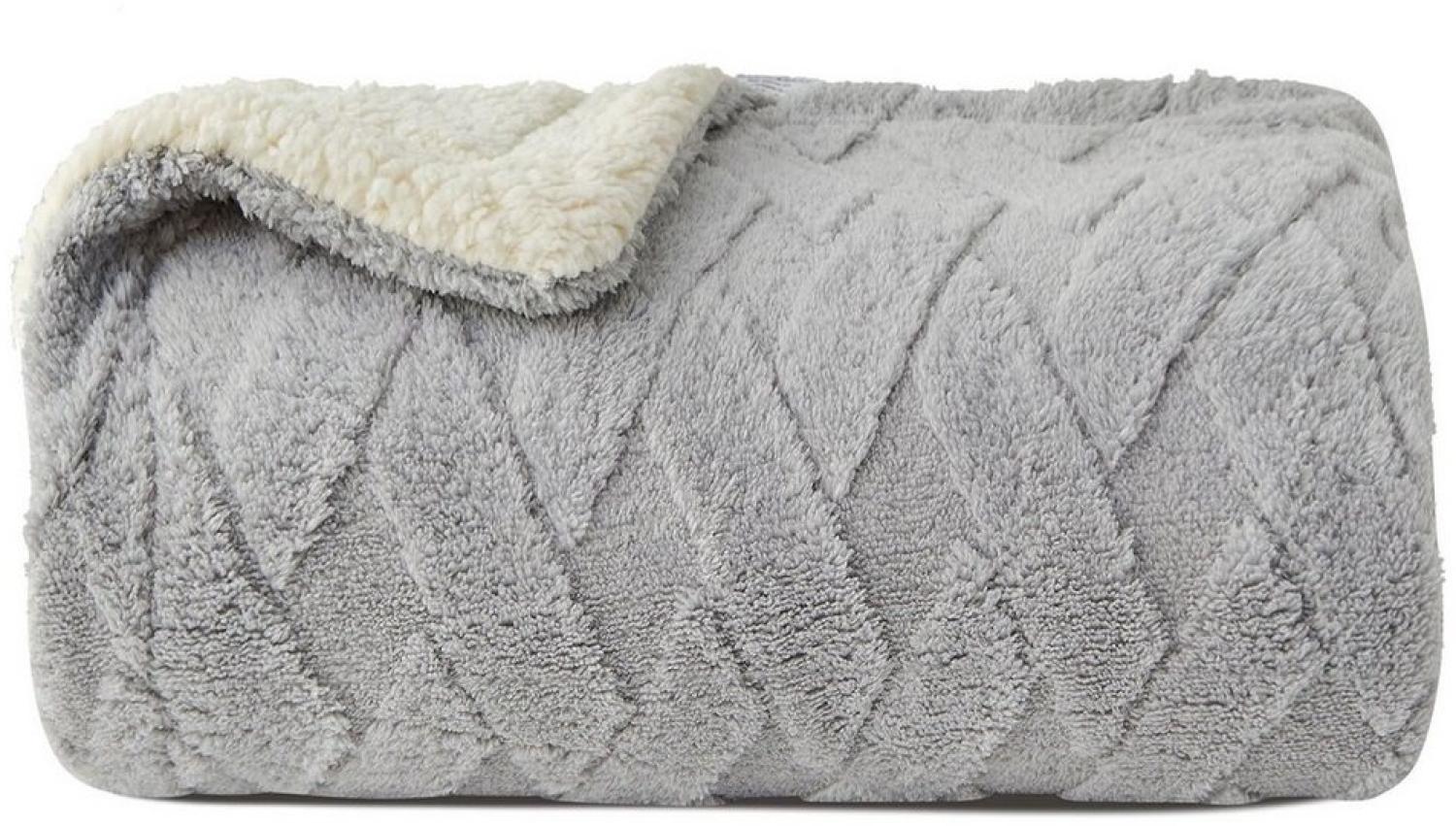 Wohndecke MT09, KEAYOO, Sherpa Fleece Warm Decke Kuscheldecken für Bett, Sofa und Couch Bild 1