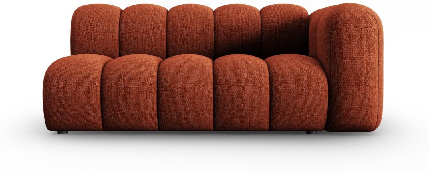 Micadoni Modulares Sofa Lupine 3-Sitzer Rechts Chenille Terrakotta Bild 1