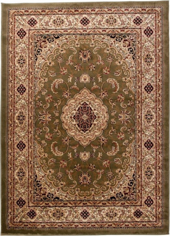 Mazovia Orientteppich Oriente Teppich - Traditioneller Teppich Orient Grün, 60 x 100 cm, Geeignet für Fußbodenheizung, Pflegeleicht, Wohnzimmerteppich Bild 1