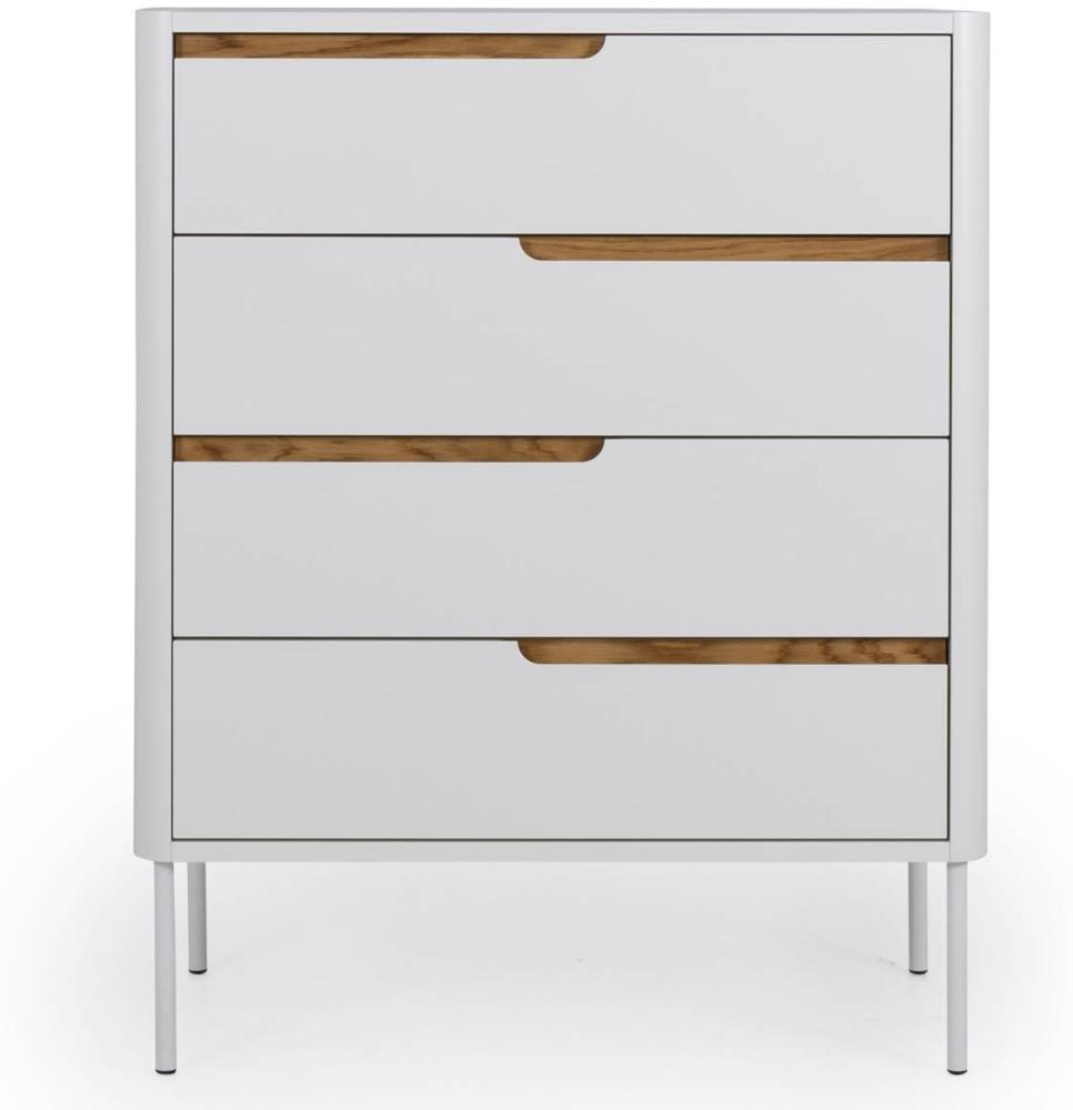 Kommode - Holm Small - Weiß/Eiche Bild 1