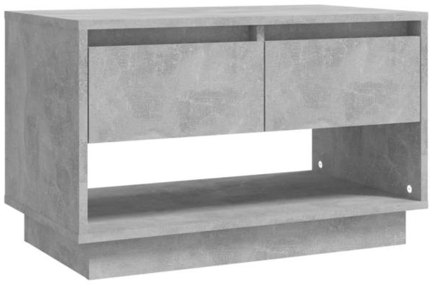 vidaXL TV-Schrank Betongrau 70x41x44 cm Holzwerkstoff 809498 Bild 1