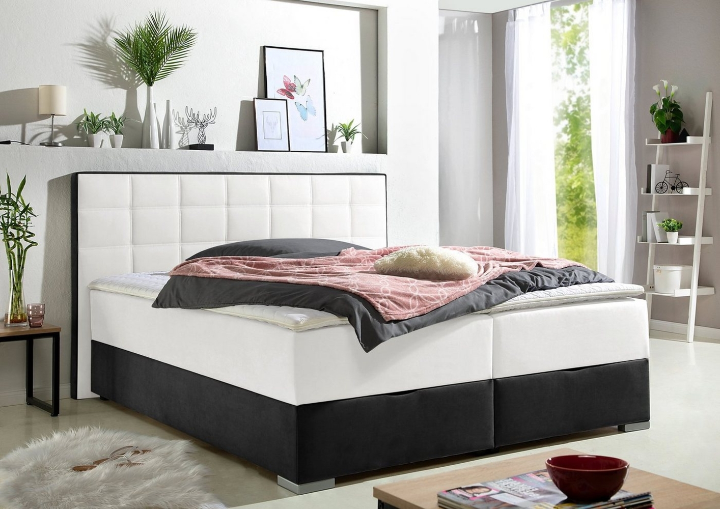 Maintal Boxspringbett, mit Bettkasten und Topper Bild 1