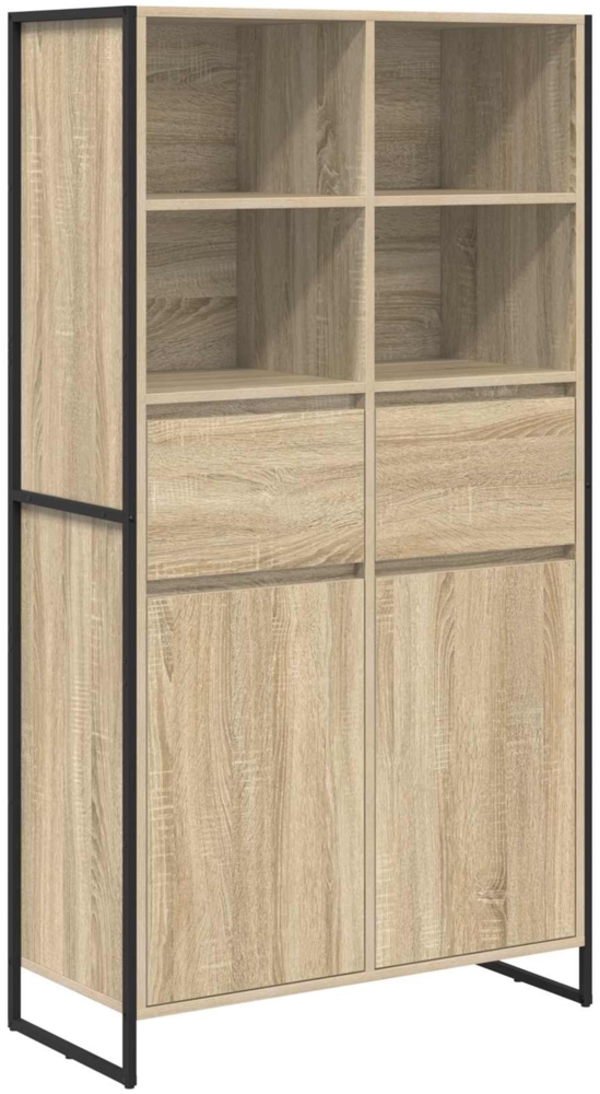 vidaXL Sideboard 2 pcs Sonoma 81 x 36 x 150.5 cm Holzwerkstoff 3403035 Bild 1