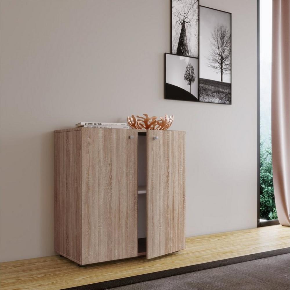 VCM Kommode Holz Kommode Sideboard Anrichte Vandol 1 Drehtüren Bild 1