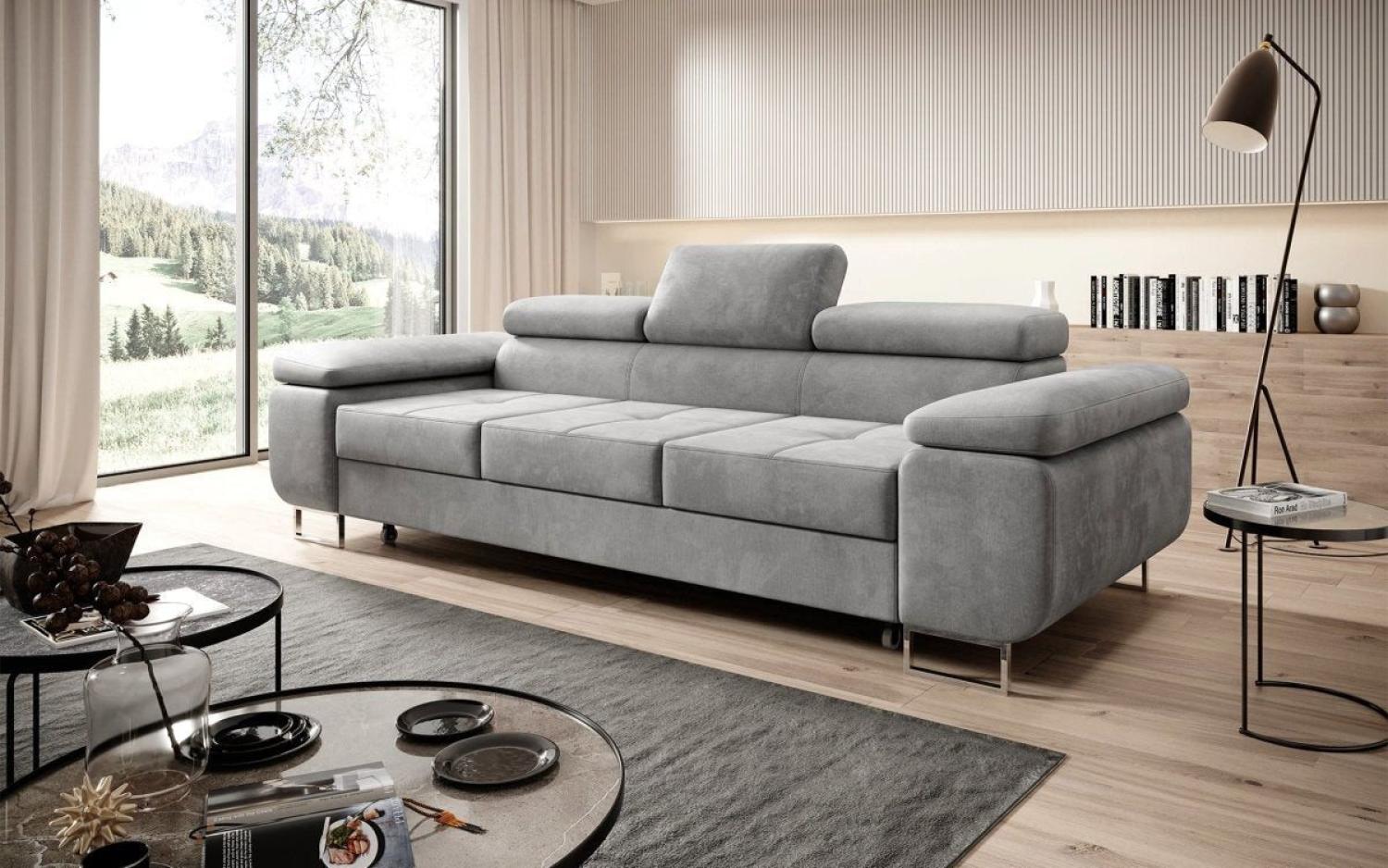 Luxusbetten24 Schlafsofa Designer Sofa Siera, mit Schlaffunktion Bild 1