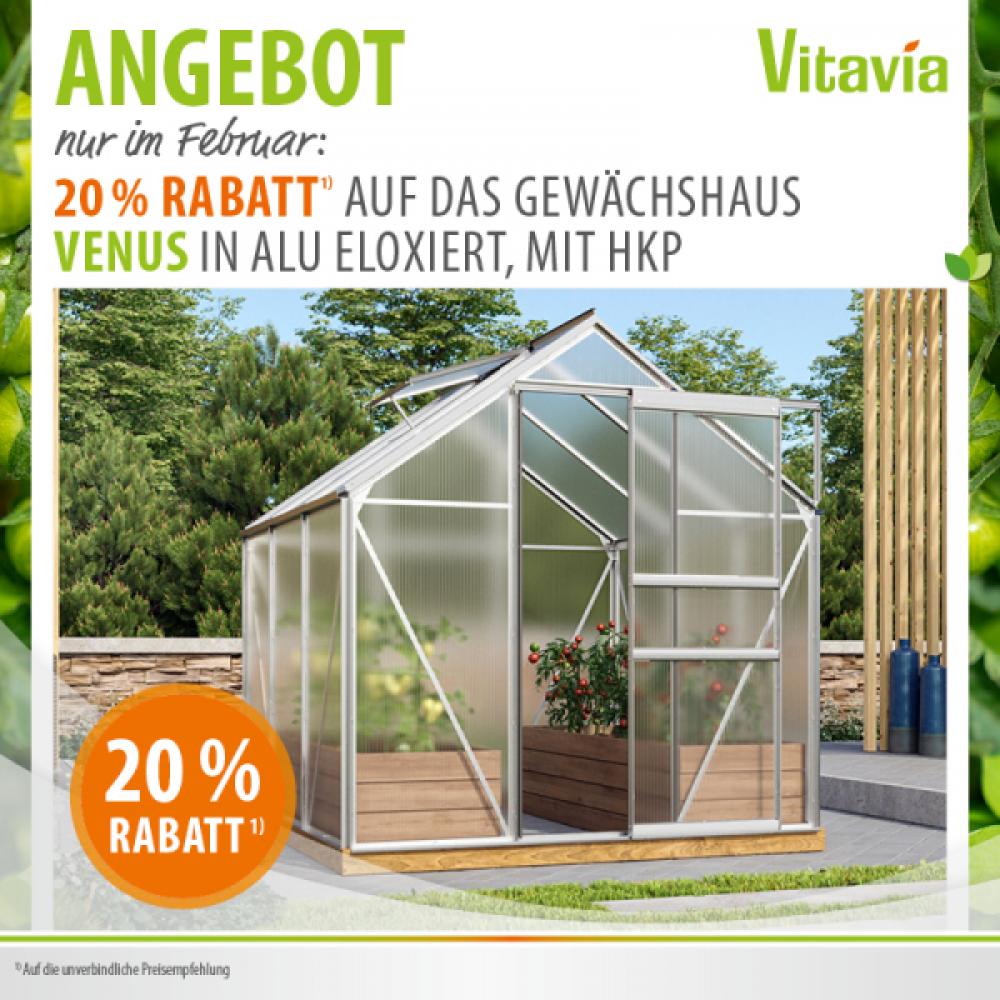 Vitavia Gewächshaus Venus 3800, 6 mm HKP Bild 1