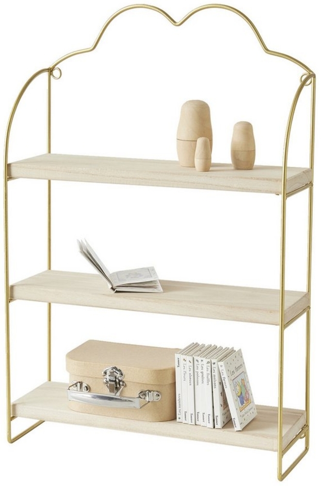 vertbaudet Wandregal Wandregal WOLKE mit 3 Regalböden, Kinderzimmer Bild 1