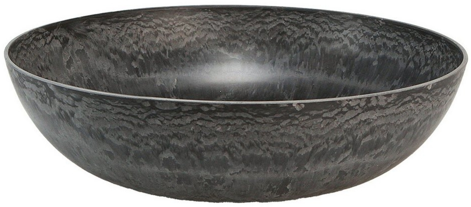 Viana Blumentopf Dekoschale Pflanzschale Grau Rund Ø37cm H10,5cm Set 3 Stück Indoor Bild 1