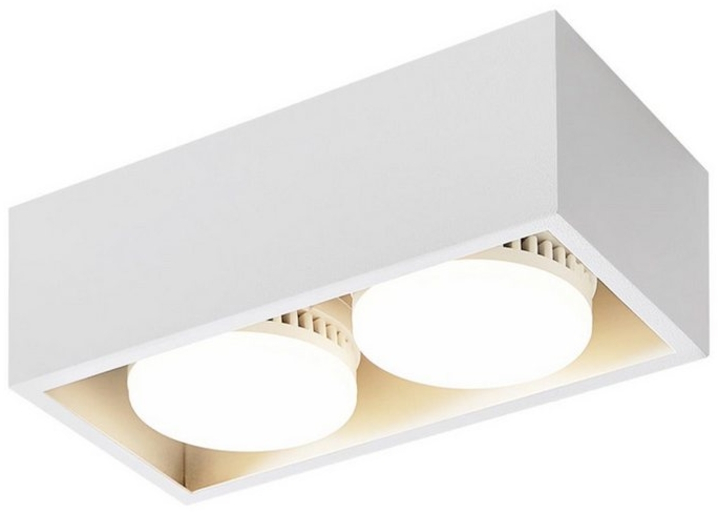 Nettlife LED Aufbaustrahler Weiß Aufbau Aufputz Deckenspots 1/2/3/4 Flammig Deckenleuchte, Schwenkbar 120°, LED wechselbar, Warmweiß, für Küche Wohnzimmer Esszimmer Schlafzimmer Flur Bild 1