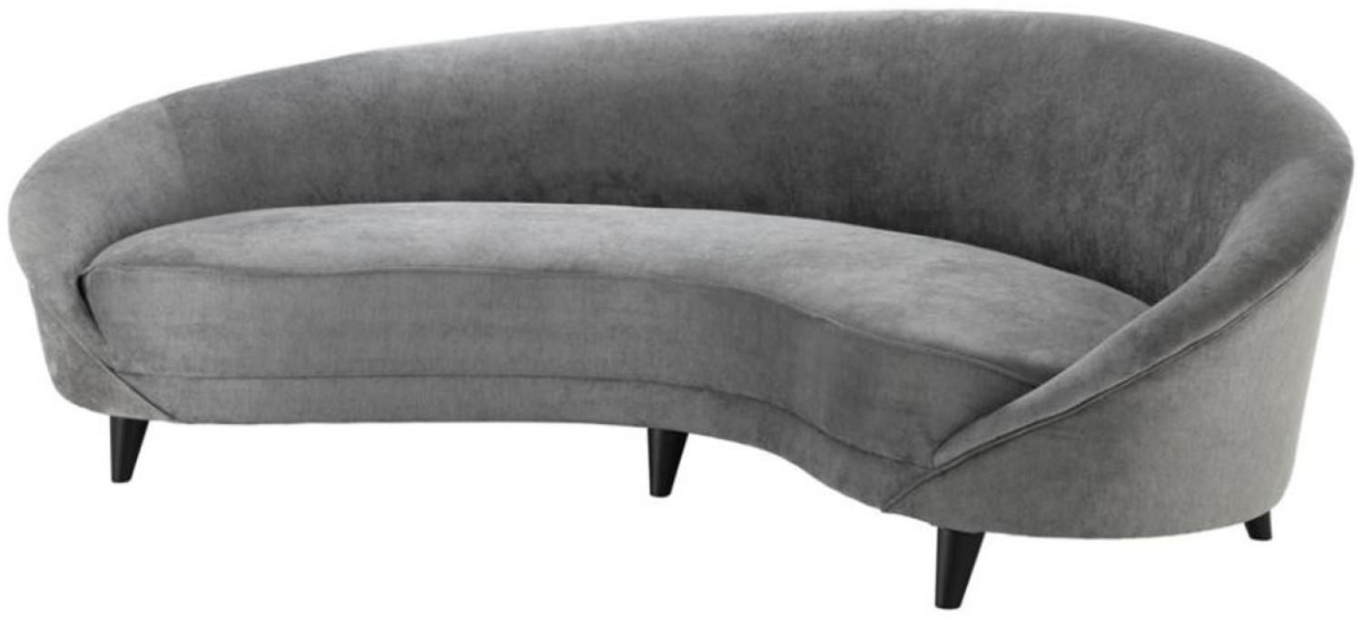 Casa Padrino Designer Sofa Hellgrau 245 x 87 x H. 79 cm - Luxus Hoteleinrichtung Bild 1