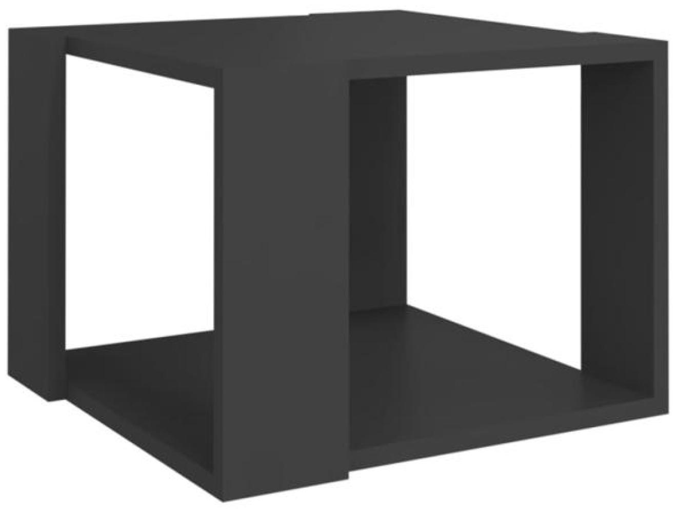 vidaXL Couchtisch Grau 40 x 40 x 30 cm Spanplatte Bild 1