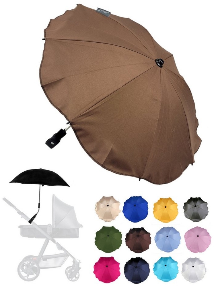 BambiniWelt by Rafael K. Kinderwagen-Sonnenschutzhülle Sonnenschirm Sonnenschutz für Kinderwagen Buggy Jogger universal UV50+, UV 50+ Schutz Bild 1