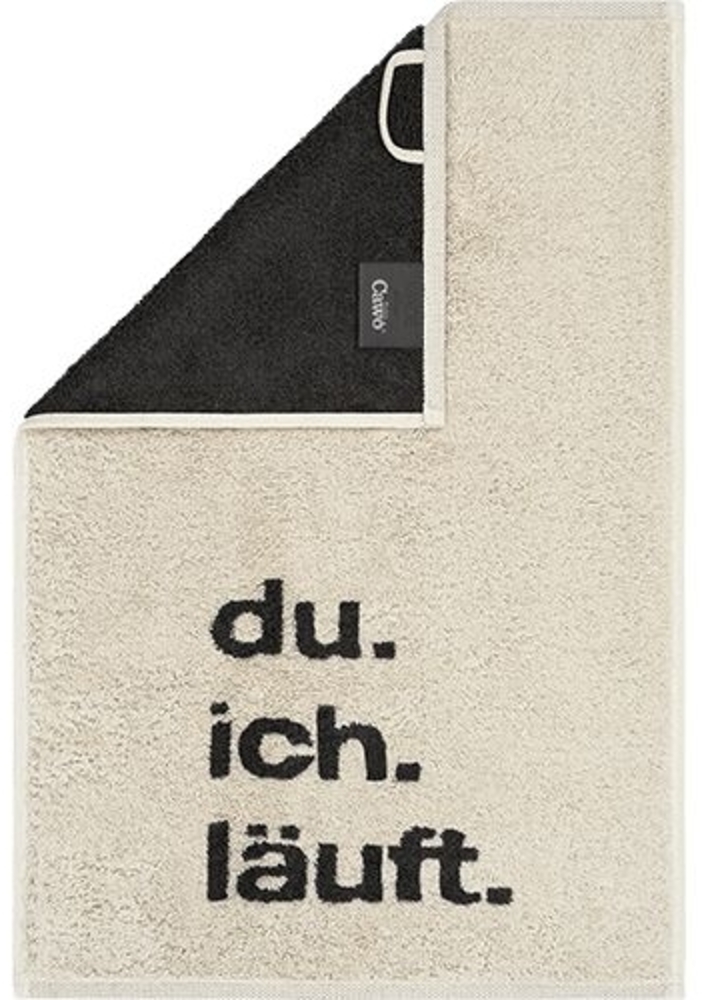 Gästetuch du. ich.läuft (BL 30x50 cm) Bild 1