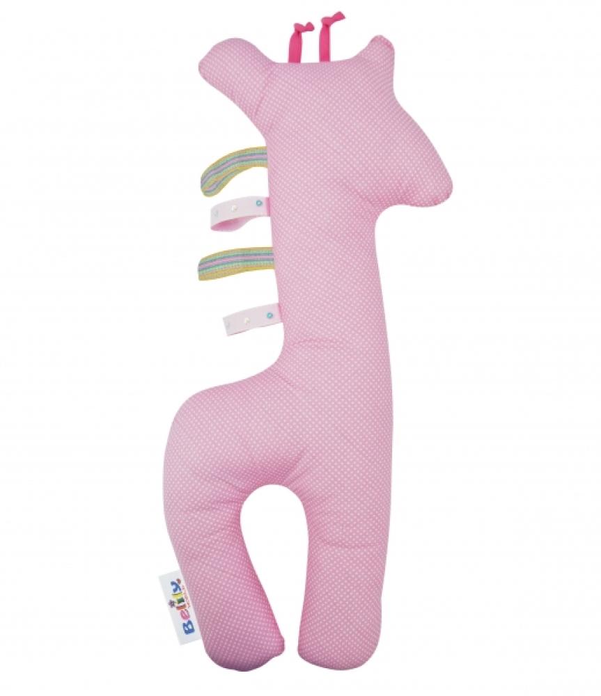 Belily 'Giraffe' Kuschelkissen (Schmetterling Zimmer) pink/fuchsia Bild 1