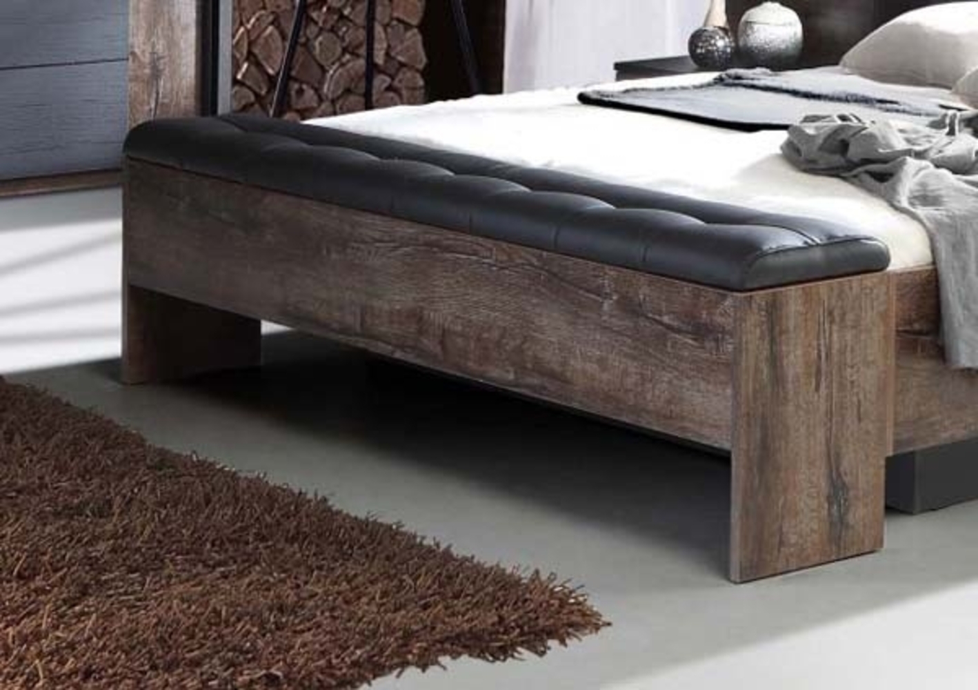 Sitzbank Bank schlammeiche schwarzeiche schlammeiche 185cm Bild 1