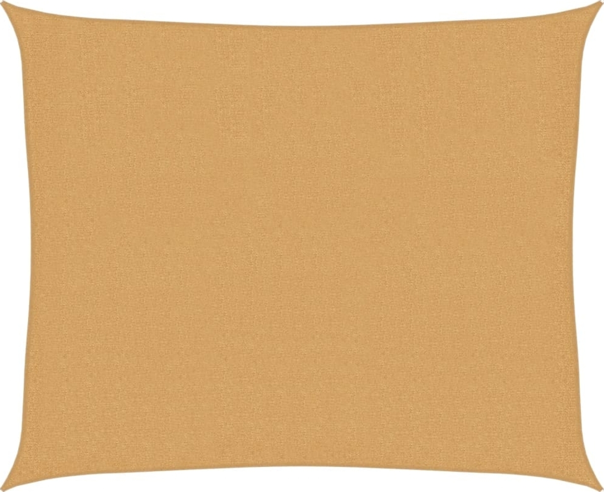 vidaXL Sonnensegel 160 g/m² Rechteckig Sandfarbe 2,5x3 m HDPE 4002034 Bild 1