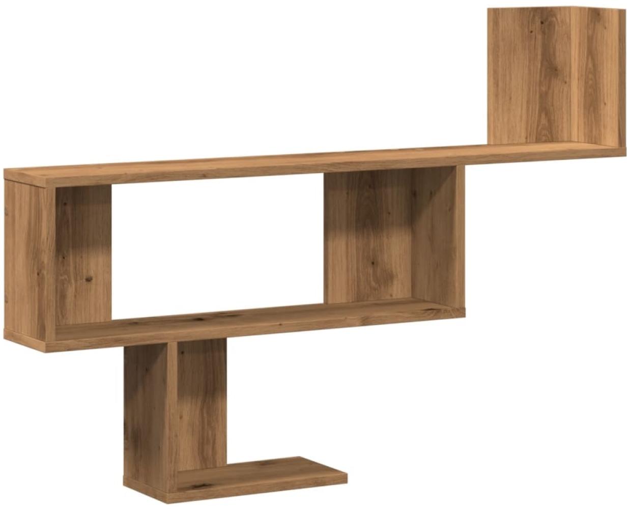 vidaXL Wandregal Artisan-Eiche 100x15x70 cm Holzwerkstoff 853199 Bild 1