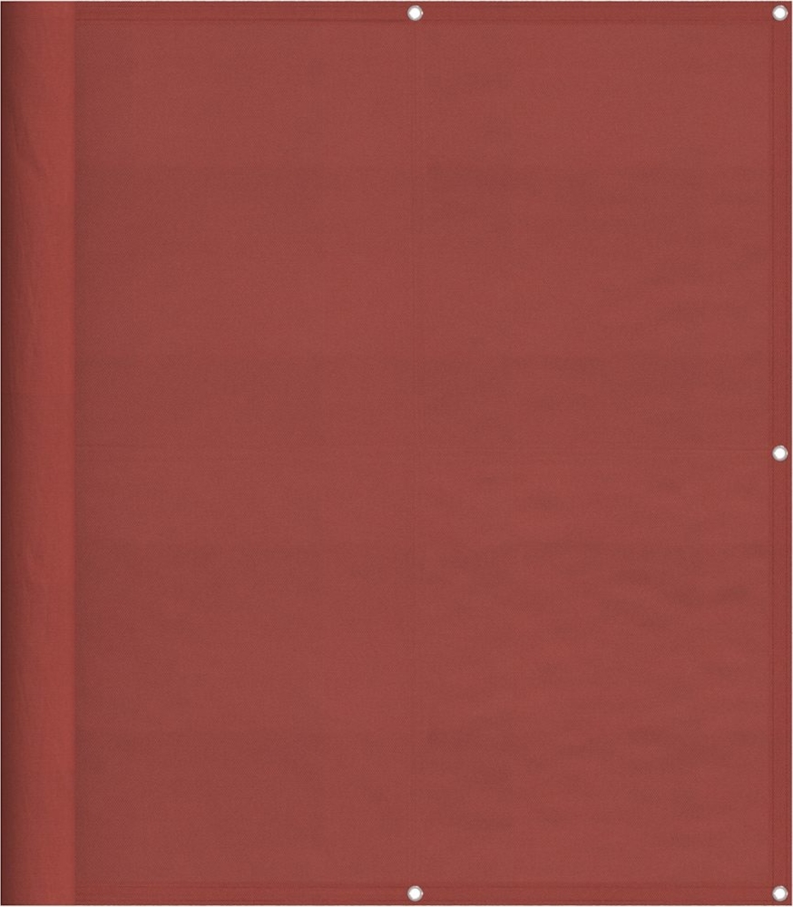 vidaXL Balkon-Sichtschutz Terrakotta 120x1000cm 100 % Polyester-Oxford 42002092 Bild 1