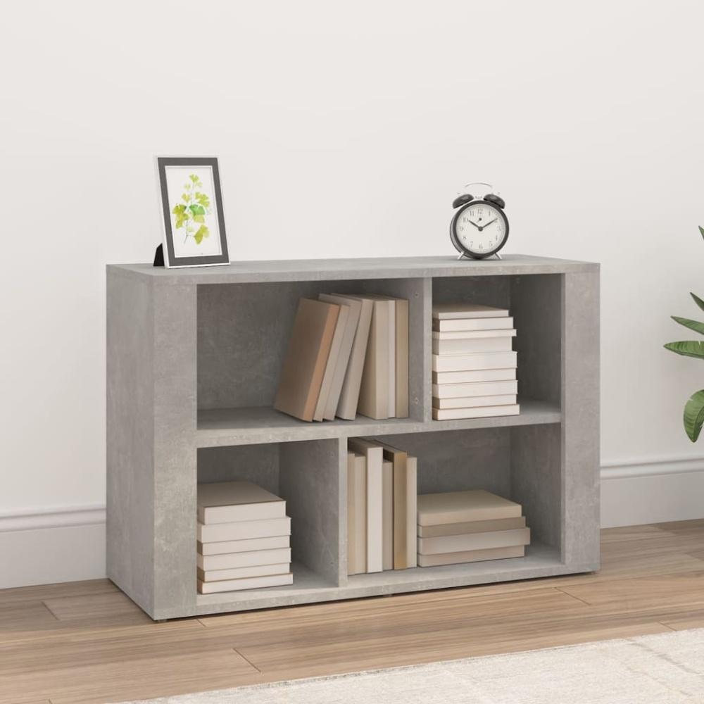 vidaXL Sideboard Betongrau 80x30x54 cm Holzwerkstoff 819480 Bild 1