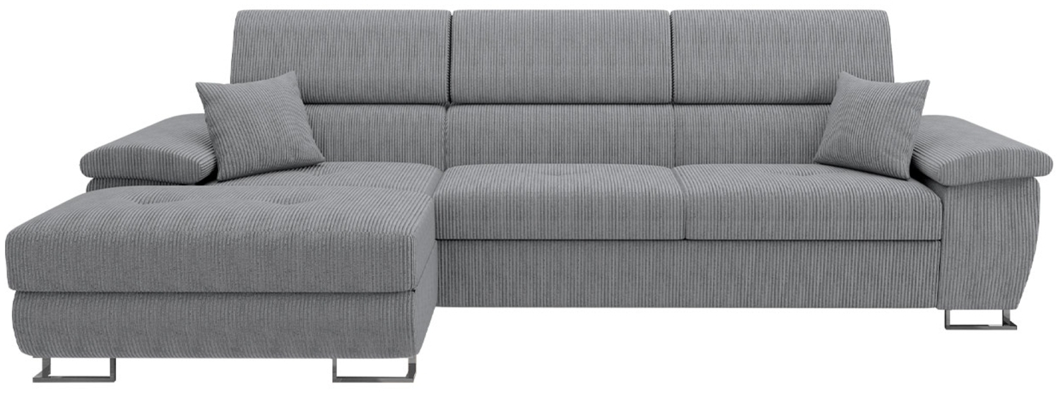 Ecksofa Cotere Mini Cord (Farbe: Poso 110, Seite: Links) Bild 1