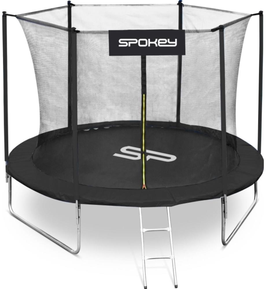 Spokey Garden trampoline Jumper with an internal net black 8FT 244cm Bild 1