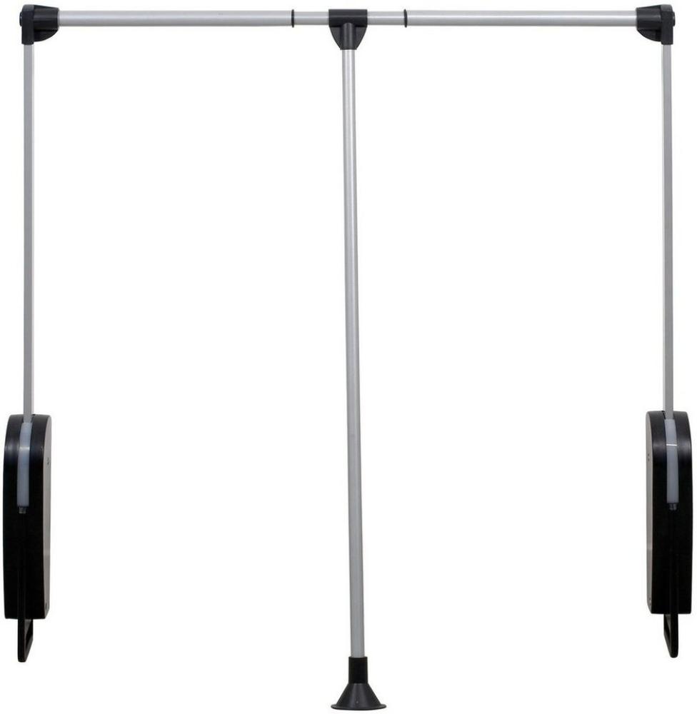 WENKO Kleiderstange, Garderobenlift, schwenkbar, für Schrankinnenmaße 87 bis 130 cm Breite Bild 1