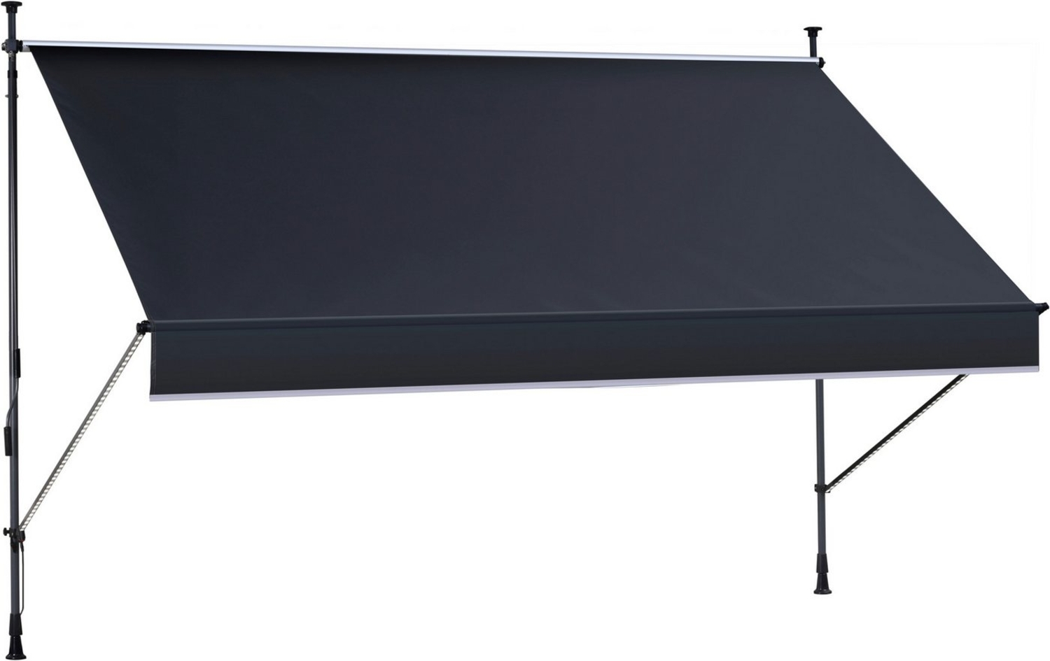 KONIFERA Klemmmarkise mit LED-Warmlichtstreifen Breite/Ausfall: 350/150 cm Bild 1