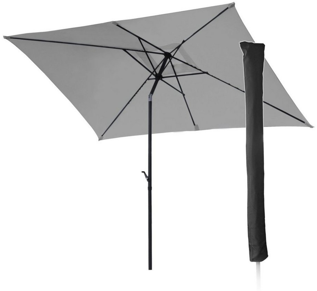 SVITA Sonnenschirm, Set, Set Sonnenschirm mit Schutzhülle, Set, mit Schutzhülle, Balkonschirm, Sonnenschutz, 3x2 m Bild 1