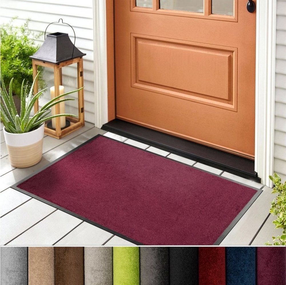 Karat Fußmatte Mykonos, verschiedene Farben, verschiedene Größen, Rechteckig, Höhe: 7 mm, Hohe Absorptionsfähigkeit Bild 1