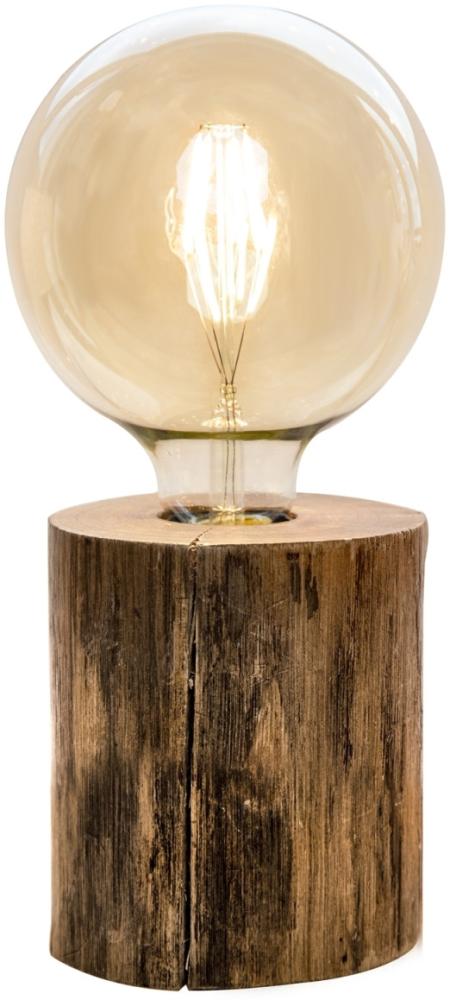 Nino Leuchten Tischlampe Wohnzimmer Tischleuchte Schlafzimmer Holz Glas 51760146 Bild 1