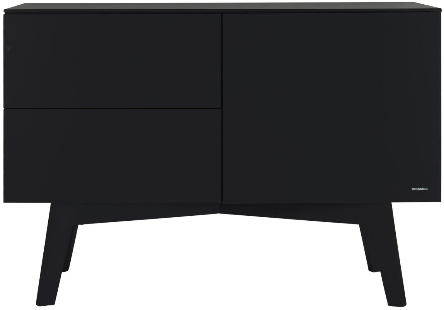 Kidsmill Sixties Kommode Schwarz Matt Schwarz 1 Bild 1