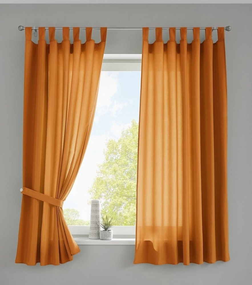 Gardinenbox Vorhang, Schlaufe (2 St), blickdicht, Microfaser, Schal Microsatin »Berlin« Blickdicht Kräuselband Raffhalter 20400N2 Bild 1