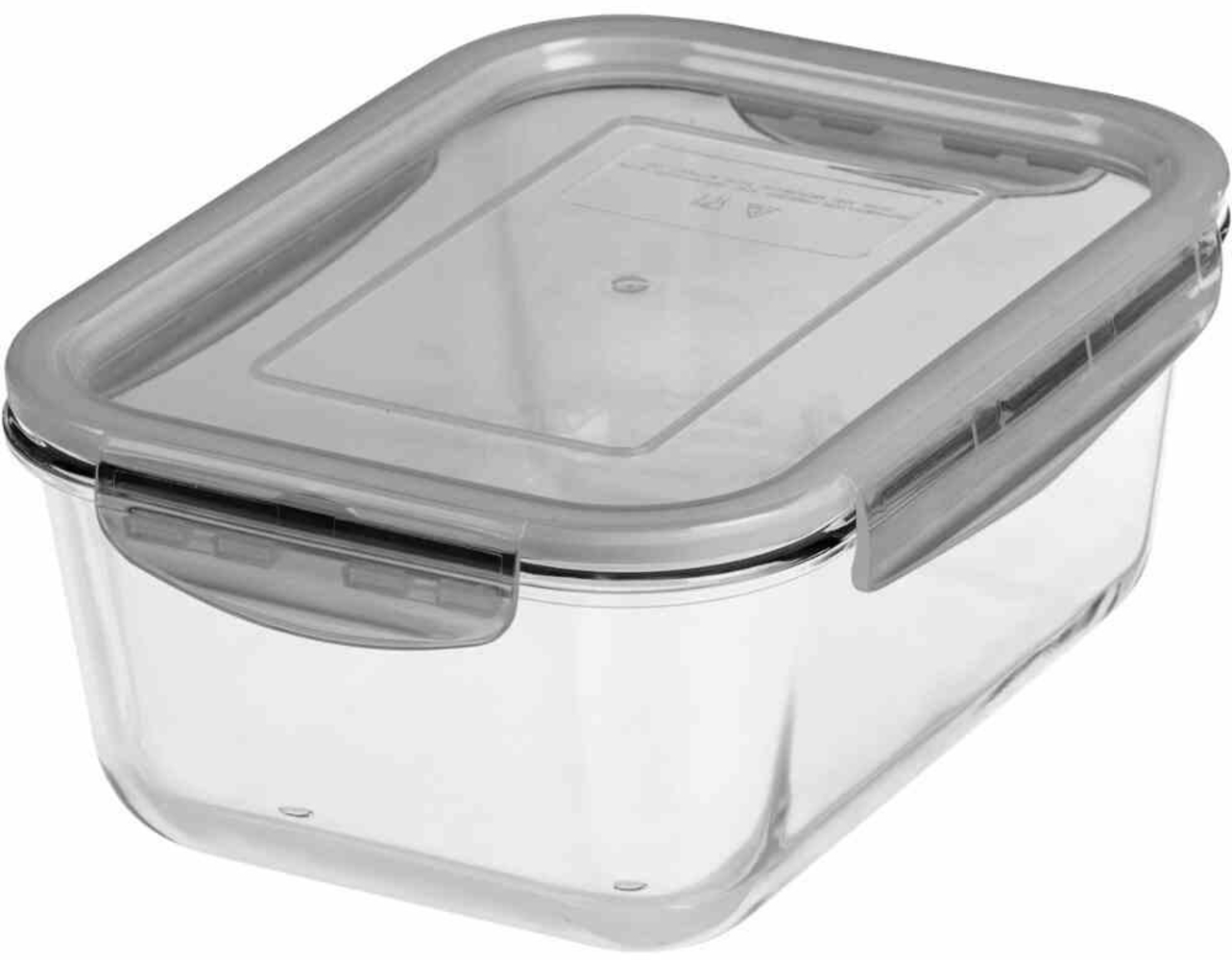 GastroMAX Glas-Frischhaltedose 1,6 l mit Deckel Bild 1