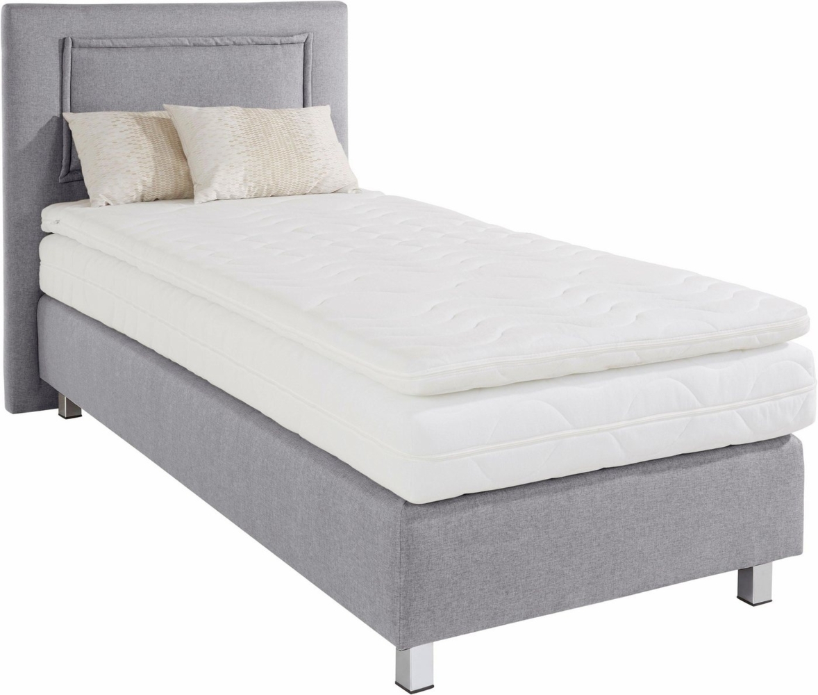 Westfalia Schlafkomfort Boxspringbett, inkl. Kaltschaum-Topper und Zierkissen Bild 1