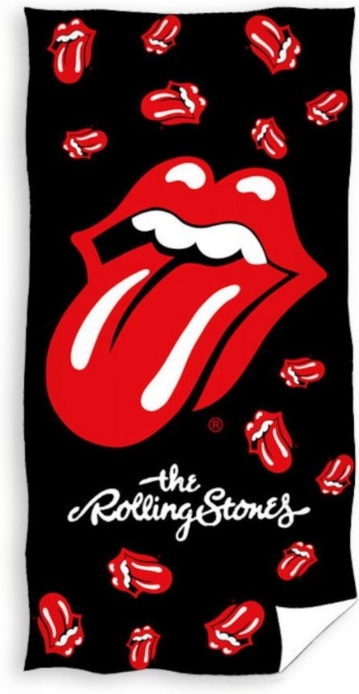 The Rolling Stones Strandtuch The Rolling Stones Badetuch Handtuch Strandtuch 70 x 140 cm Bild 1