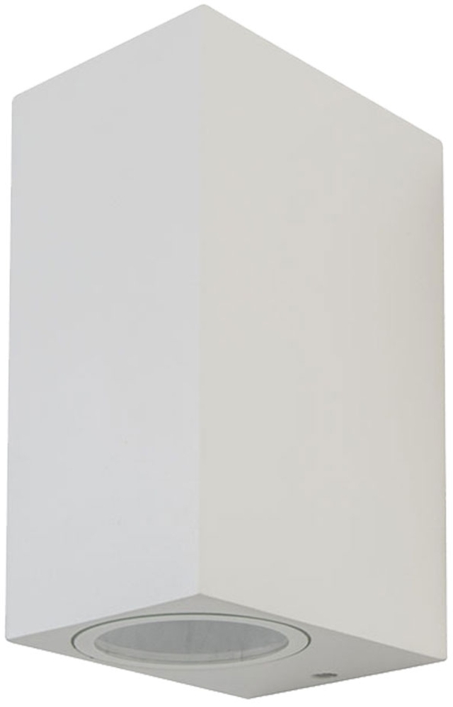 RGB LED Up & Down Wandlampe, Aluminium weiß, H 15cm, Vt-7652 Bild 1