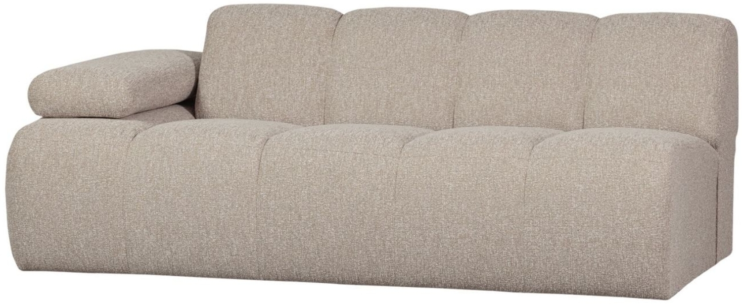 Modulsofa Mojo Boucle 2er Arm-Links, Beige Bild 1