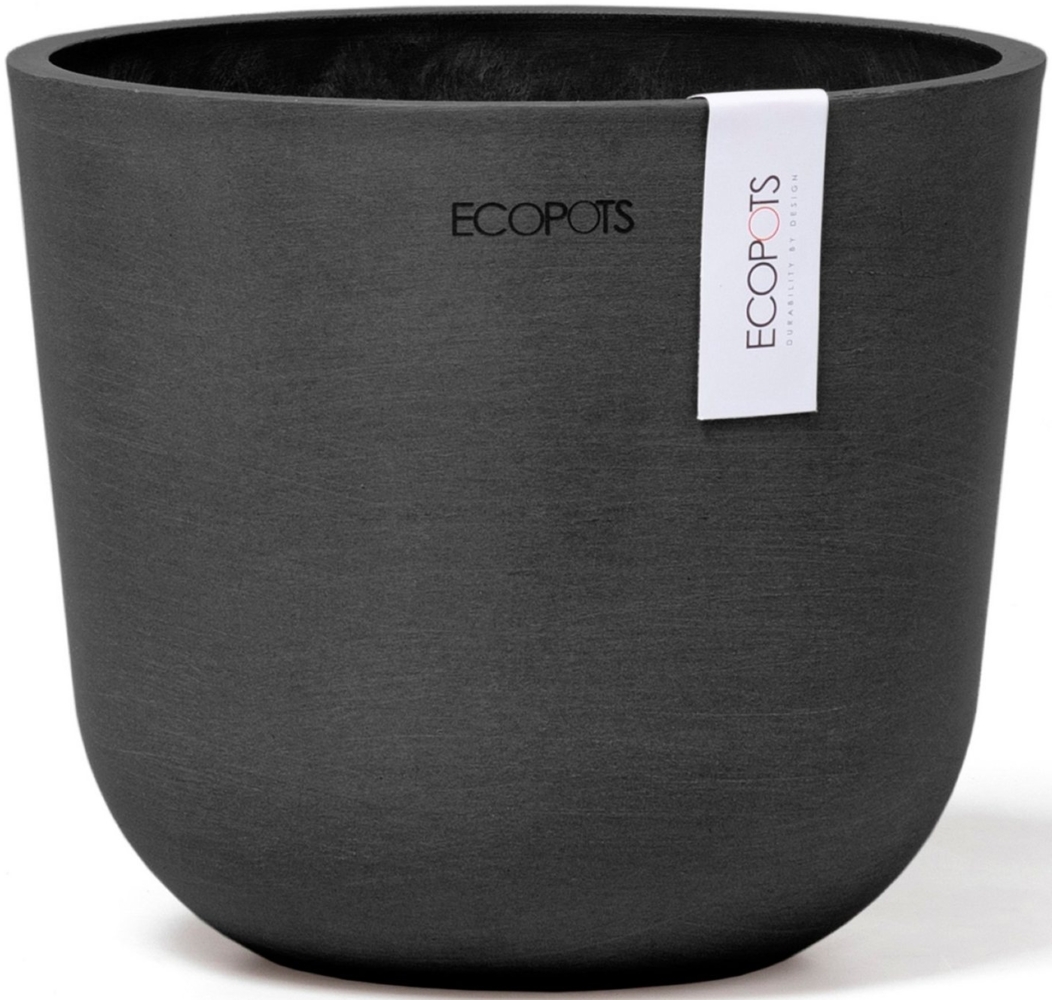 ECOPOTS Blumentopf Oslo Mini 16 Dunkelgrau, für den Innenbereich Bild 1