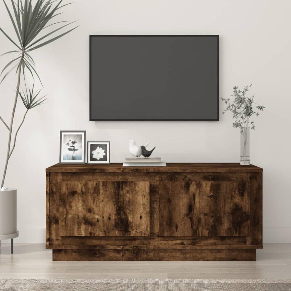 vidaXL Couchtisch Räuchereiche 102x50x44 cm Holzwerkstoff 819881 Bild 1