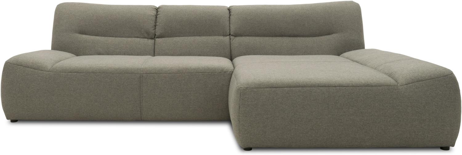 DOMO Collection Cesena, Ecksofa , Webstoff steel, 288 x 175 cm Bild 1