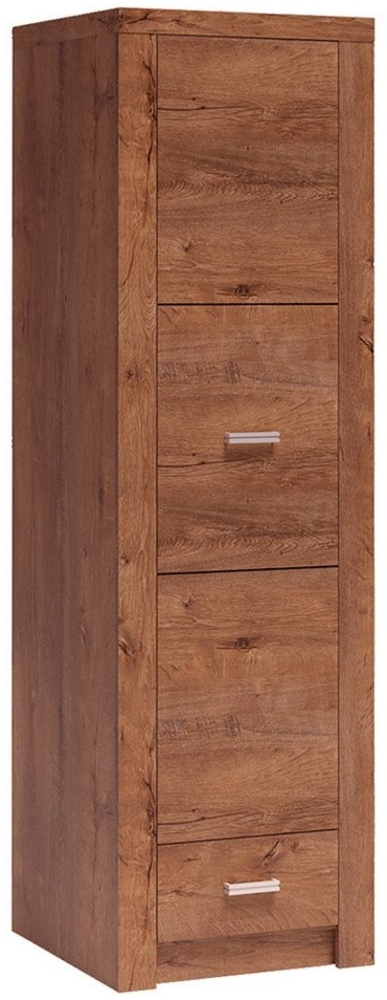 Lomadox Kleiderschrank INGENIO-161 Garderobenschrank Schlafzimmerschrank Wardrobe modern in braun Bild 1