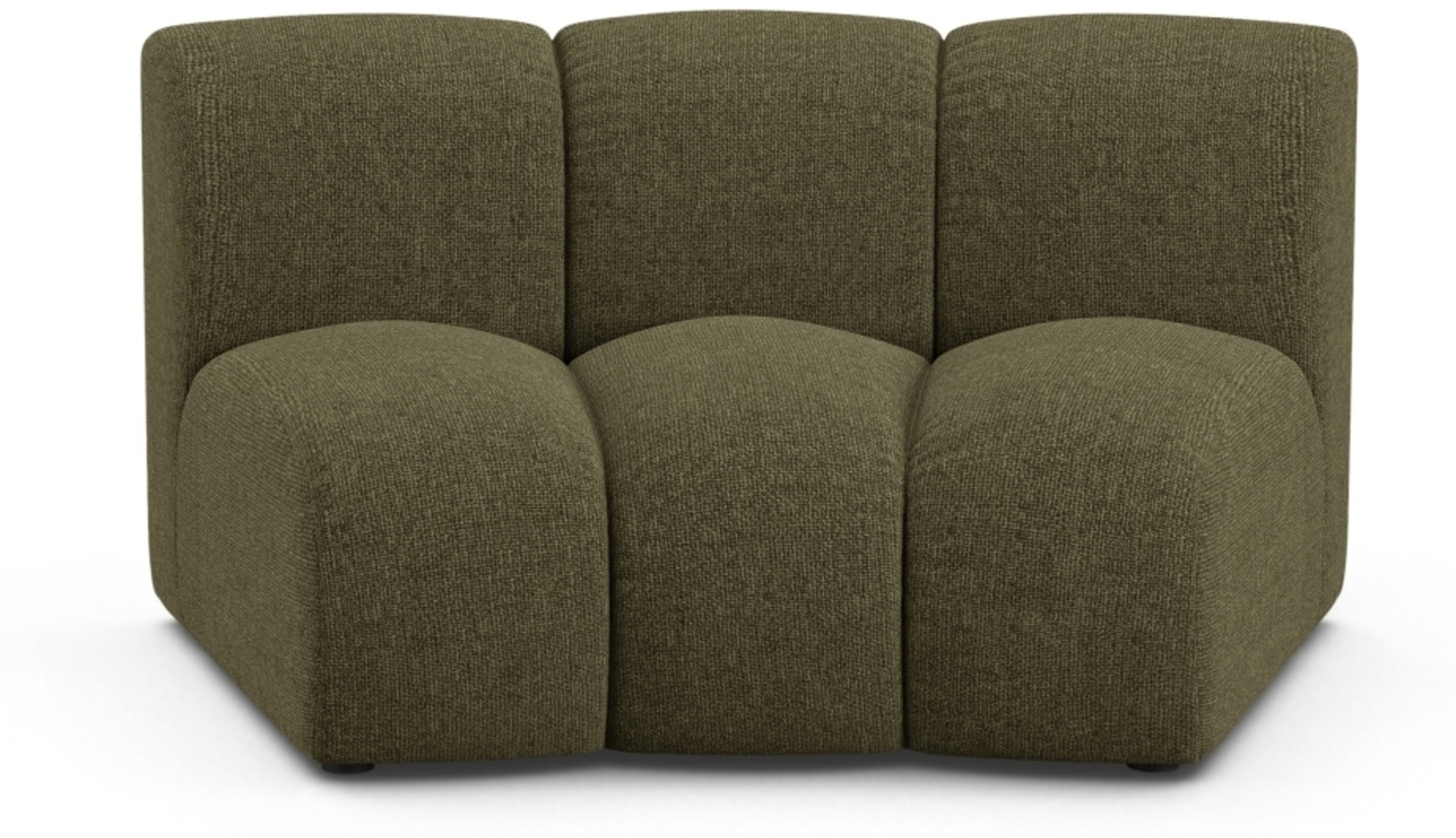 Micadoni Modul Armlos Lupine 1-Sitzer Large Chenille Eden Grün Bild 1