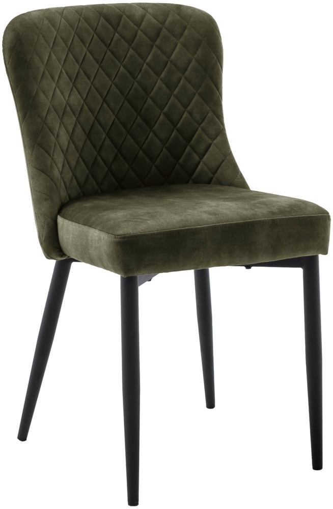 ABOSHI 4-Fuß Stuhl - 4er Set - Olive Bild 1