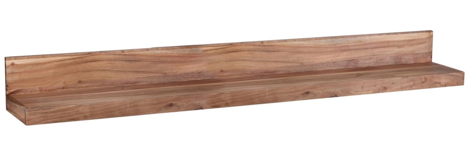 Wandregal 'Mumbai', Massivholz Akazie, 160 cm, Holzregal im Landhausstil, Echt-Holz, Naturprodukt Bild 1