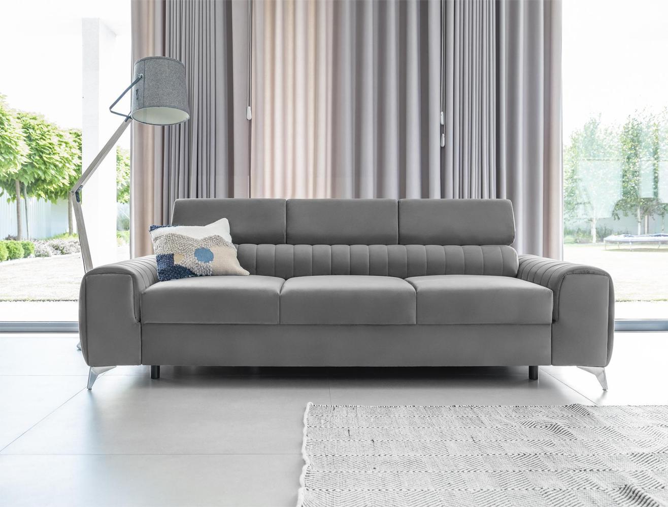 Wohnideebilder Laurence Grau Sofas & Couches SO-LAU-03NU Bild 1