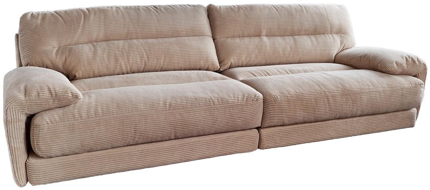 KAWOLA Sofa CINE, XXL-Sofa 3-Sitzer Cord verschiedene Farben Bild 1